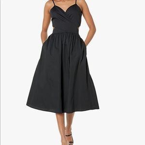 The Drop Women's Makenna Strappy Cross Front Smocked Back Midi Dress.